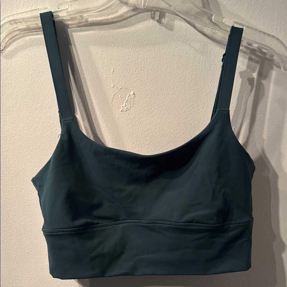 Small Prana Sports Bra with Adjustable Straps and Scoop Neckline